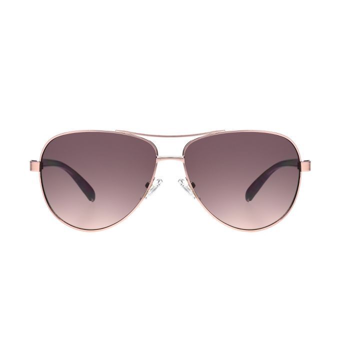 Women's Aviator Sunglasses - A New Day™ Bright Gold | Target