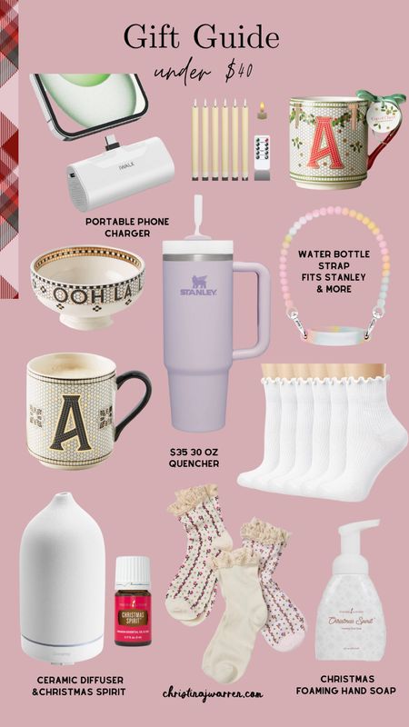 Super cute gifts from $11.99 and under $40! 

#LTKGiftGuide #LTKHoliday