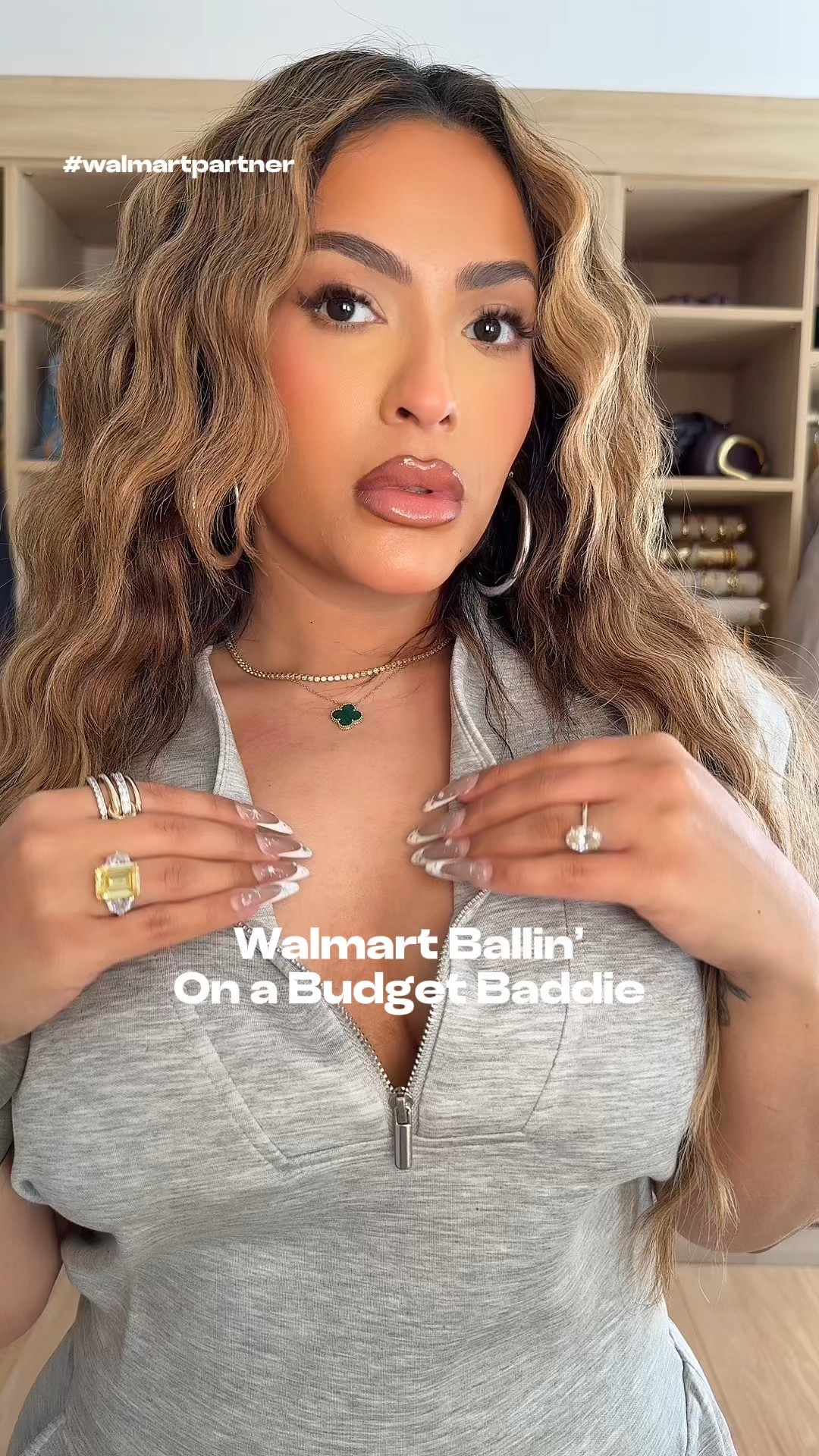 @walmartfashion Ballin on a Budget Baddie finds! Anyone else love when you don’t have the break the bank? I’m wearing a size large in everything shown. #walmartpartner #walmartfashion 