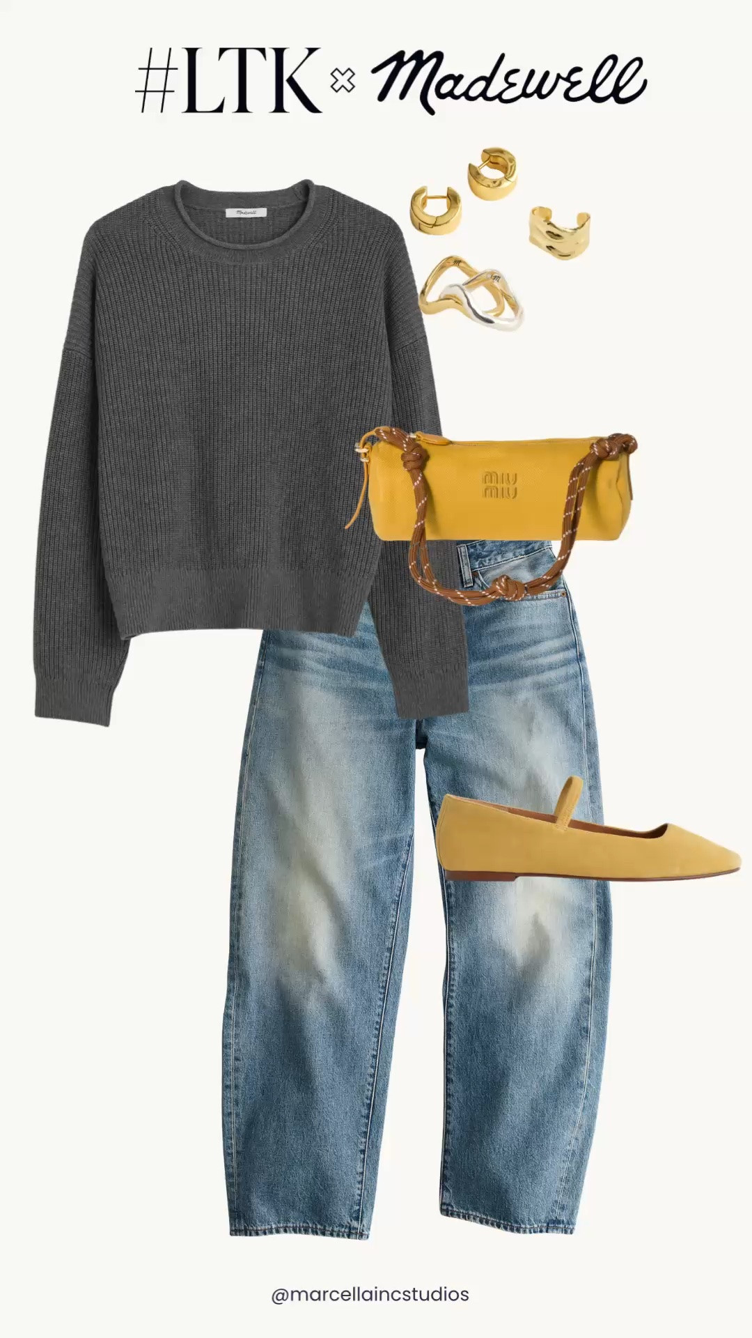 Madewell New Fall Arrivals. Love pairing mustard yellow with grey! #ltkmadewell #madewellsale

#LTKxMadewell #LTKSaleAlert #LTKOver40