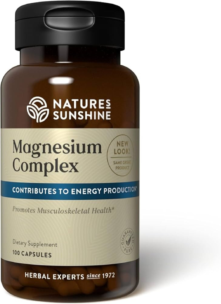 Nature’s Sunshine Magnesium Complex - High Potency Magnesium Supplement with Citrate & Malate f... | Amazon (US)