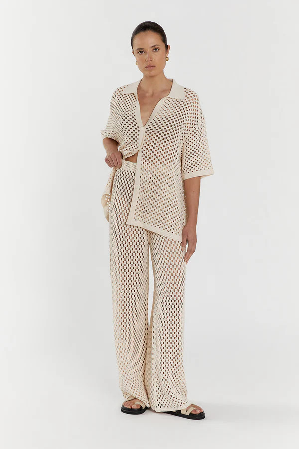SONNY NATURAL CROCHET PANT | DISSH