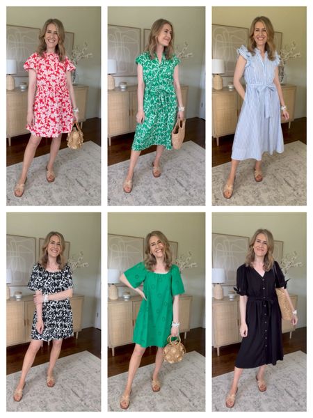 Such lovely dresses at Walmart! Great quality and fabrics. Affordable options for work, weddings, showers, and more. I’m wearing a small in each. #walmartfashion 

#LTKStyleTip #LTKFindsUnder100 #LTKFindsUnder50