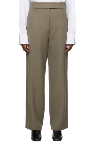 Khaki Eyasi Trousers | SSENSE