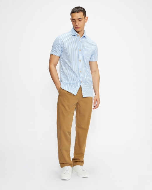 Vertical stripe jersey shirt | Ted Baker (US)