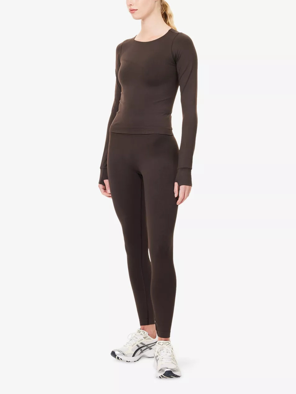 Seamless Long-Sleeve Workout Top | Selfridges