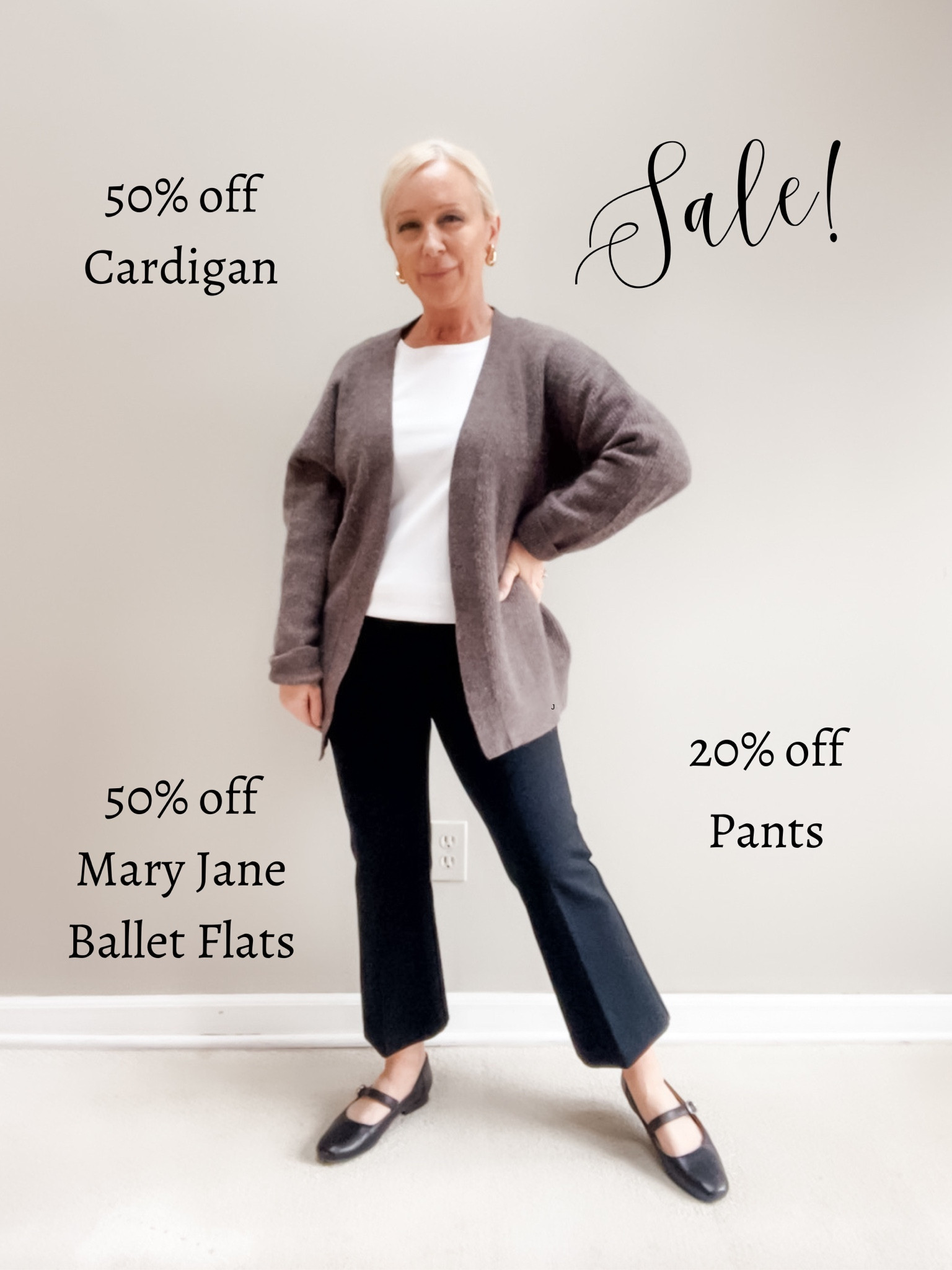 “I have NOTHING to wear…” = white blouse + black jeans + brown belted cardigan

Minimalist / neutral / effortless style / European Style

#LTKsalealert #LTKCyberWeek #LTKover40