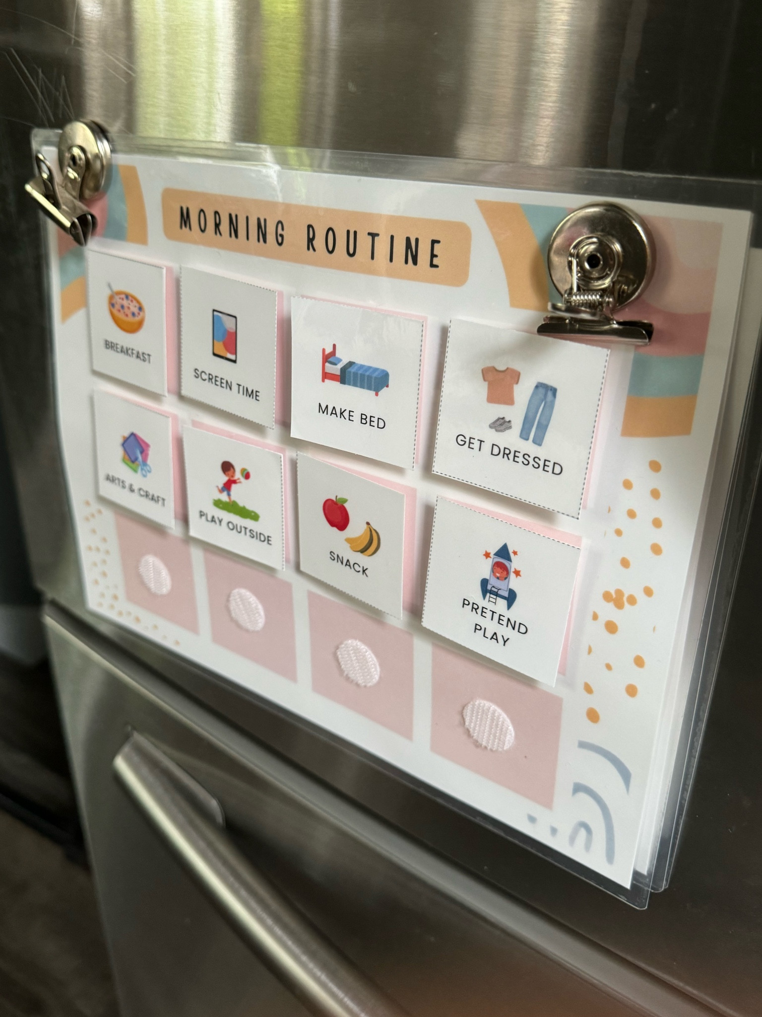These have been a game changer in our fam! Helps with a little more focus and Ellie knowing when she gets more 1:1 time vs independent play while moms with baby brother.

#LTKFamily