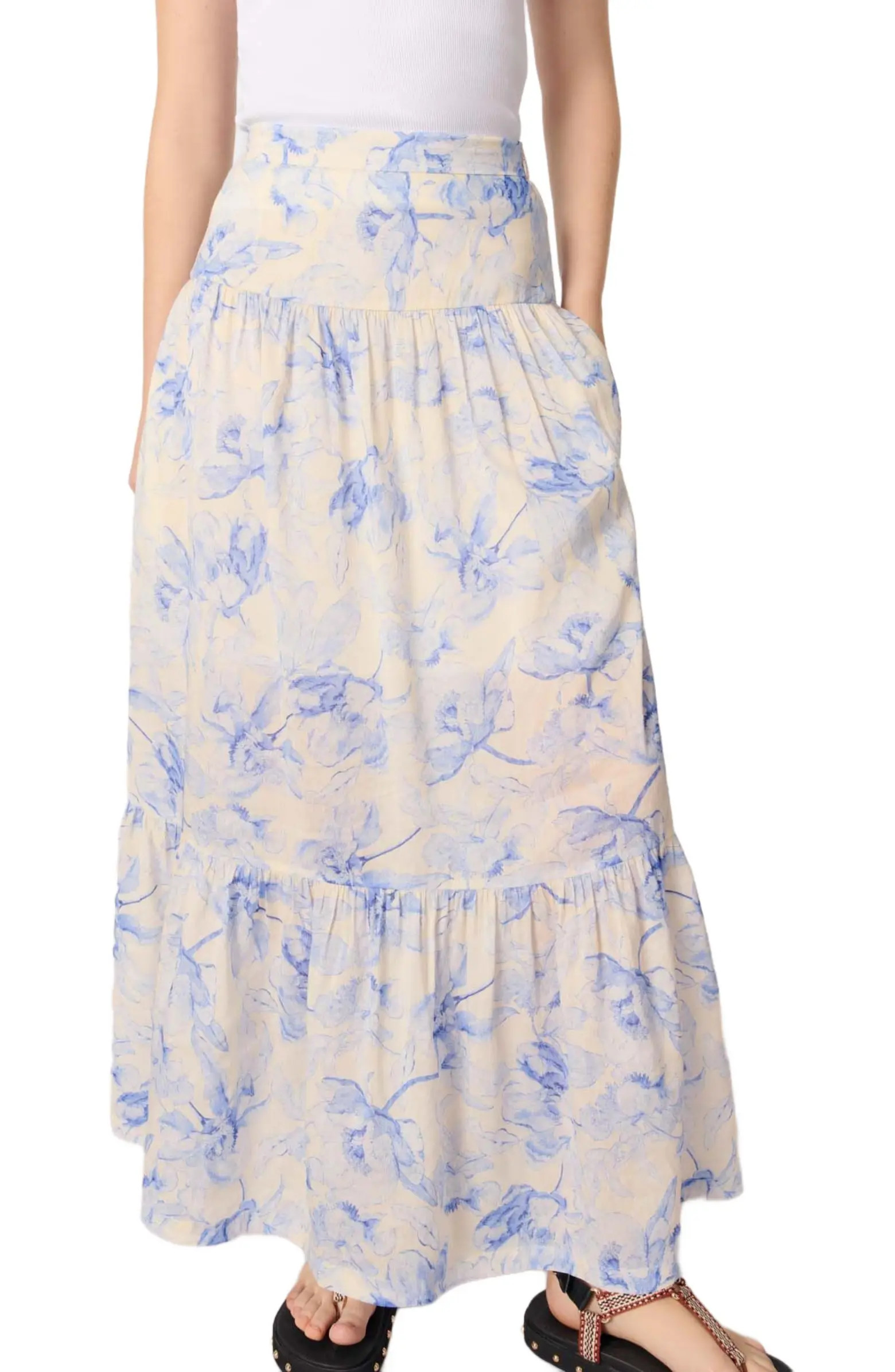 Floral maxi skirt | Nordstrom