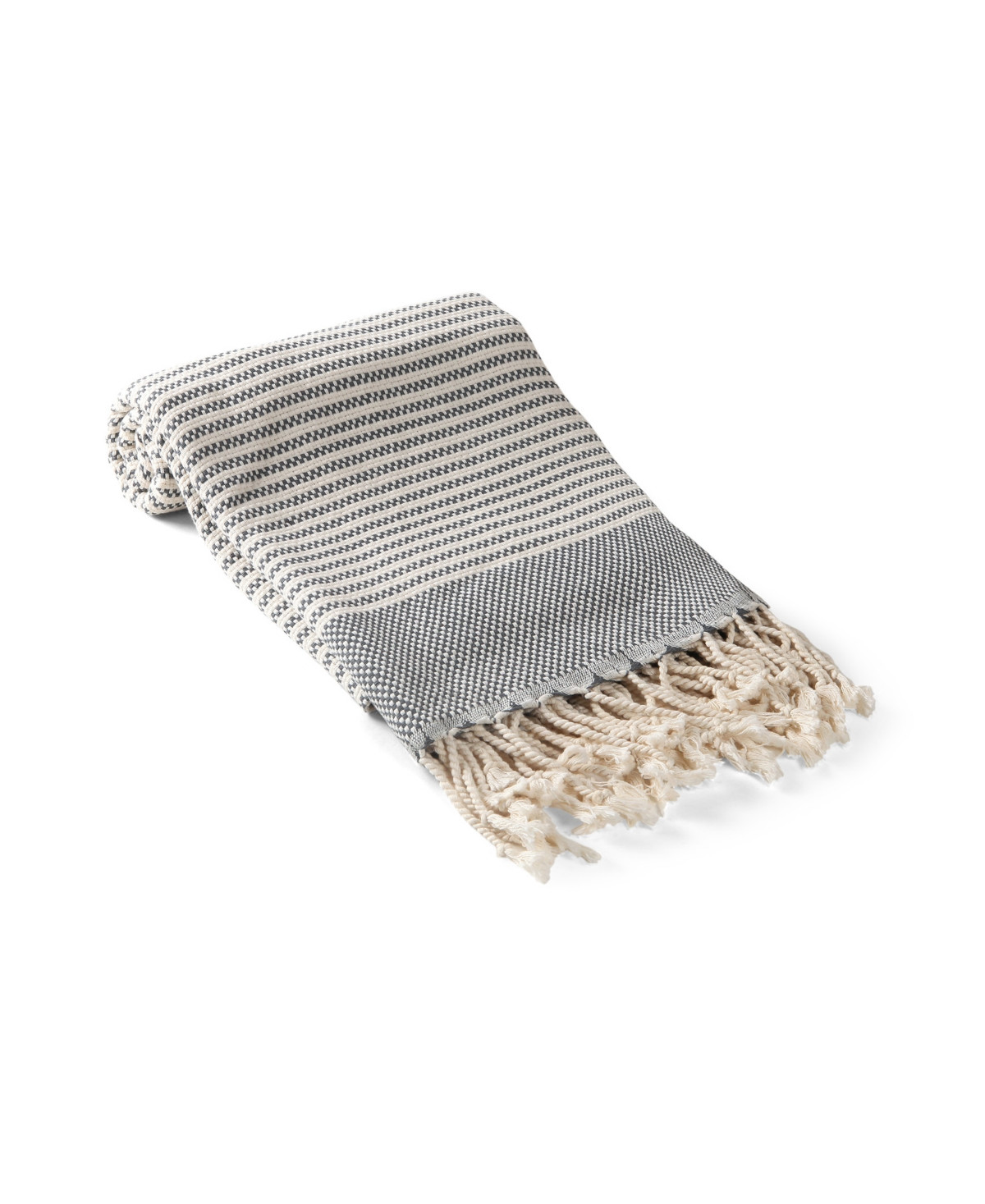 Olive and Linen Zipper Turkish Towel / Throw Bedding | Macys (US)