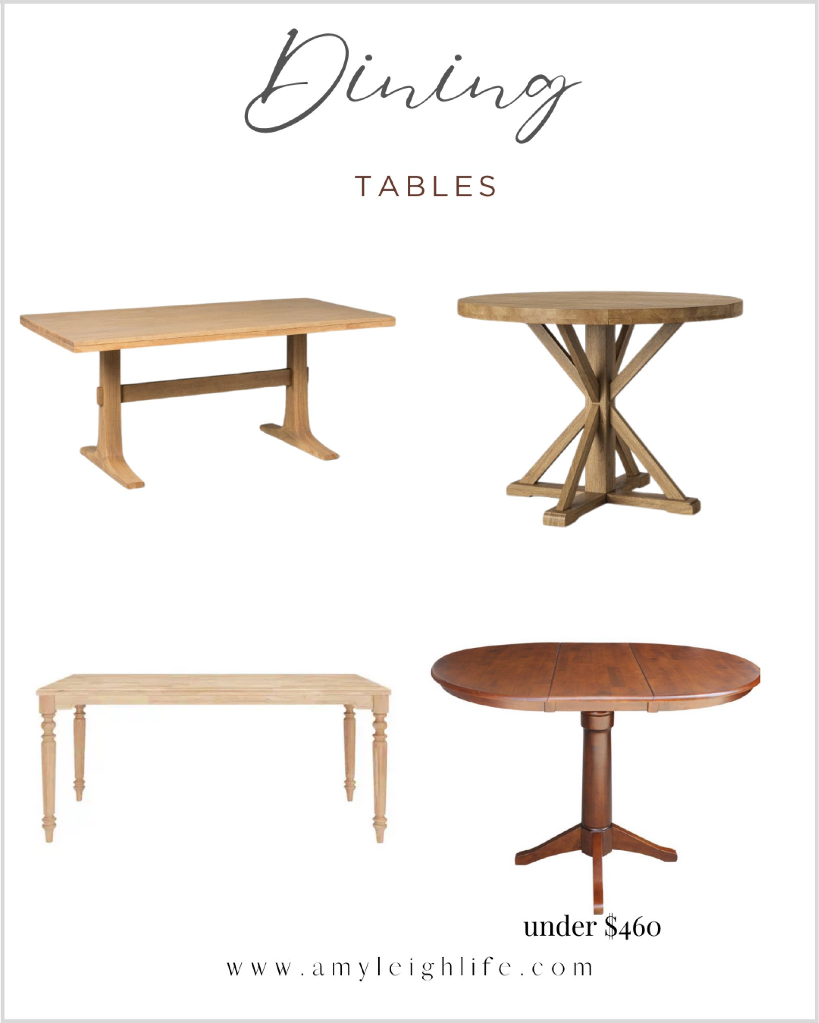 Dining table finds. 

Dining table, dining tables, dining room table, dining room tables, affordable dining tables, round dining table, round dining room table, modern dining table, wood dining table, round wood dining table, farmhouse dining table, dining room ideas, dining room inspo, dining room tables on sale, dining table dining, dining room decor, dining room table decor, dining room table dining, dinning room decor, farmhouse dining room, dining room furniture, home furniture, home dining room, home decor, homedecor, modern farmhouse dining room, formal dining room, casual dining room, family dining room, small space dining table, small space furniture, kitchen dining table, dining nook, indoor dining table, pedestal dining table, classic home, classic furniture, transitional home, transitional dining room, transitional decor, traditional home, dining room decor, small dining table, dining table round, target, target home, target home decor, overstock, overstock home, affordable home, budget friendly home, furniture on sale, Amy leigh life, dining room decor, dining room wall decor, dining room table decor, vintage tables, vintage dining table, vintage inspired dining table, round wood dining table, round table, wood round table, round dining table, indoor dining room, modern organic home, modern organic dining room, modern dining table, organic modern dining room, organic modern home, organic modern dining table, modern organic dining table, small space dining table, black dining table, black round dining table 

#amyleighlife
#dining

Prices can change  

#LTKSaleAlert #LTKStyleTip #LTKHome