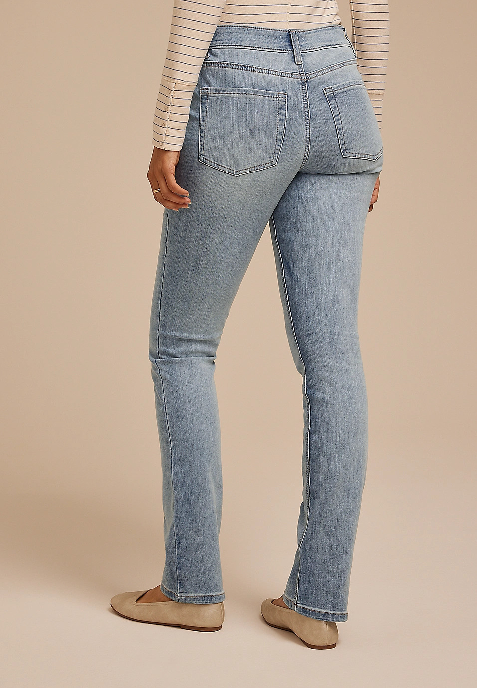 m jeans by maurices™ Classic Slim Boot Mid Rise Jean | Maurices