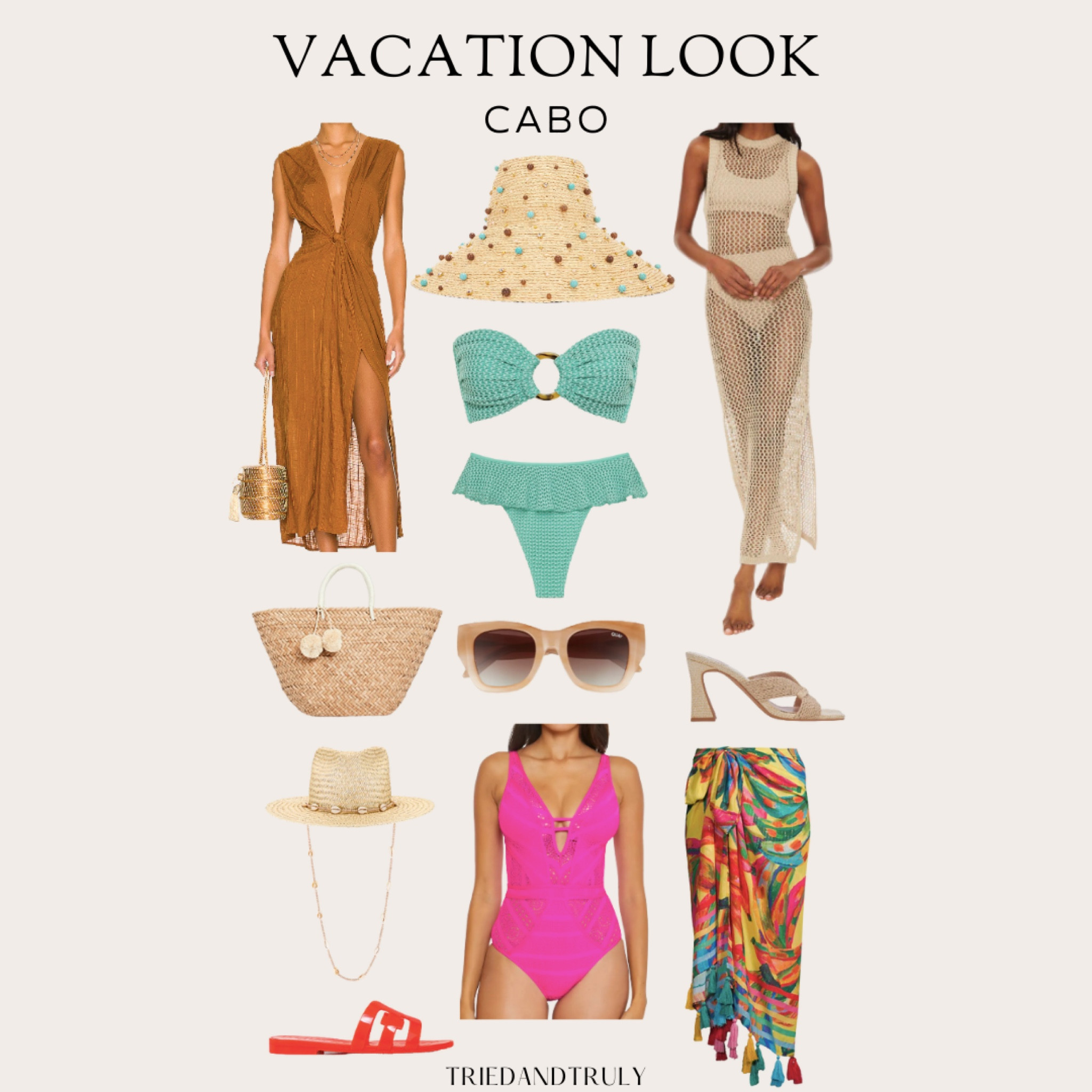 Vacation and resortwear picks by destination. Swimsuits, cover ups, dresses, sandals, sunglasses, hats, and beach and pool bags. 

Cabo San Lucas Mexico Cancun Tulum Playa

#LTKswim #LTKstyletip #LTKtravel