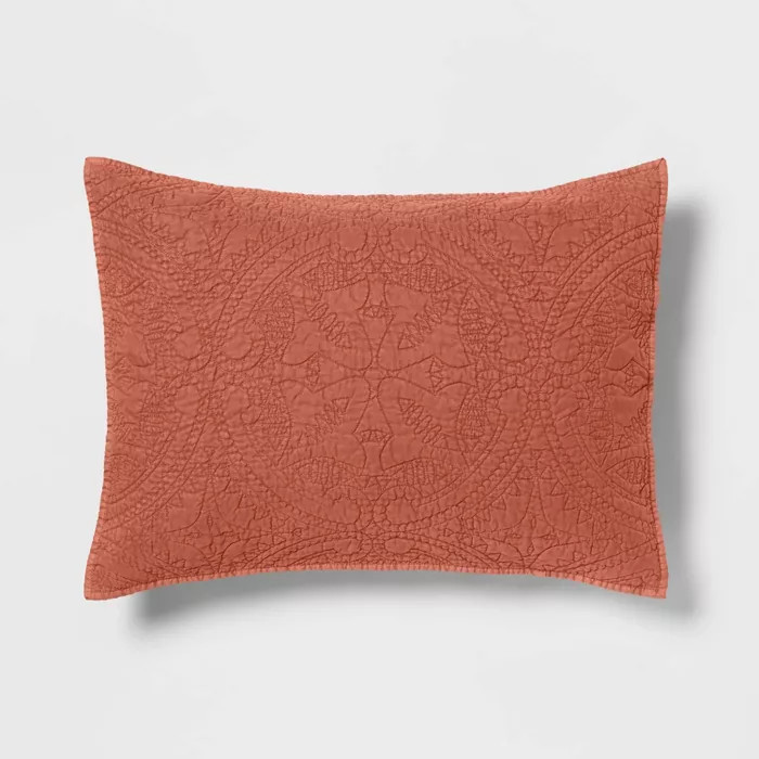 Medallion Stitch Quilt Sham - Opalhouse | Target