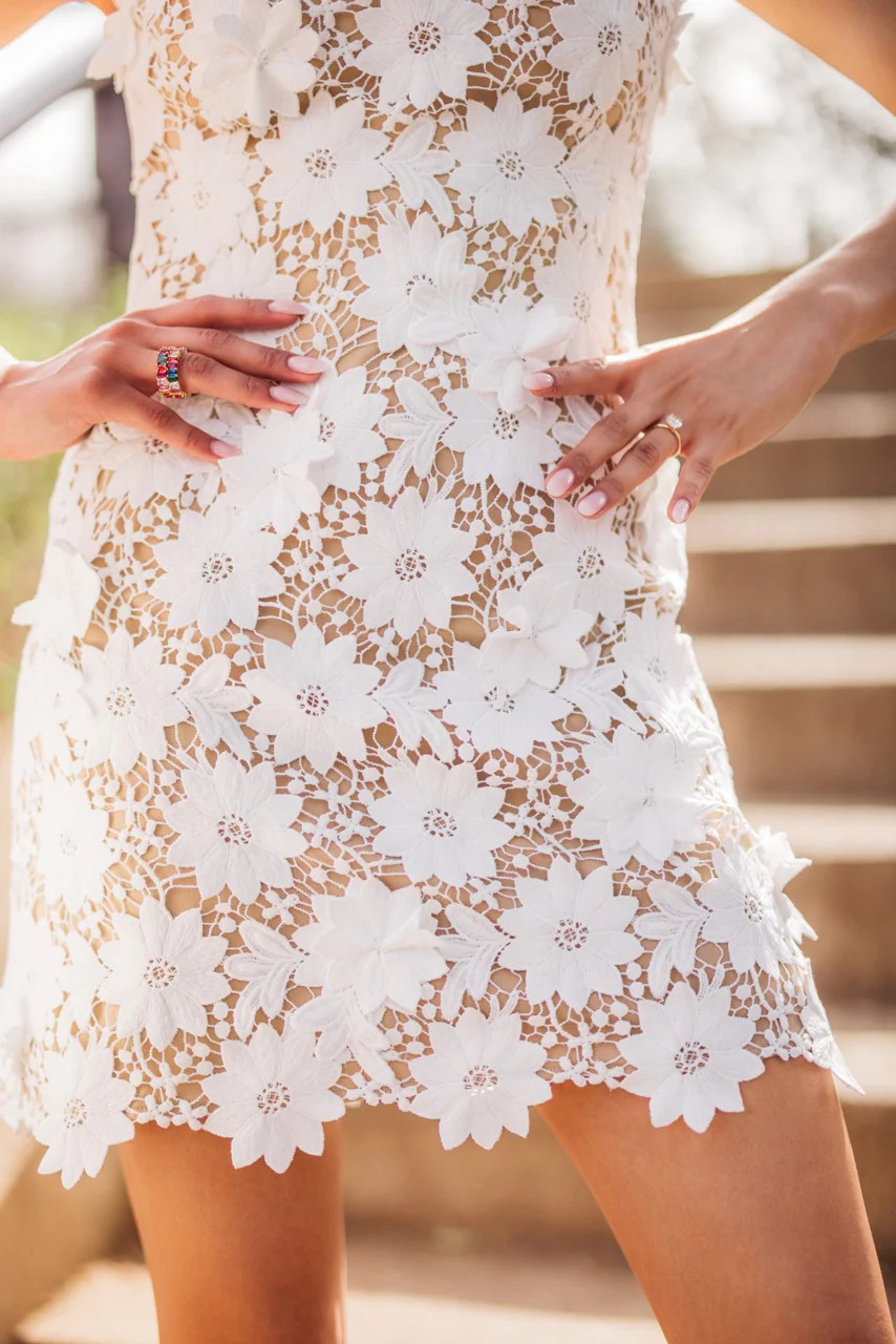 Bouquet Dress in Ivory | Over The Moon