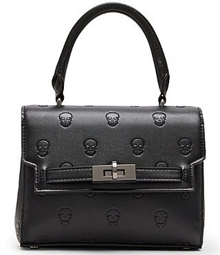 Betsey Johnson Skullicious Top Handle Tote Bag - Black | Dillard's
