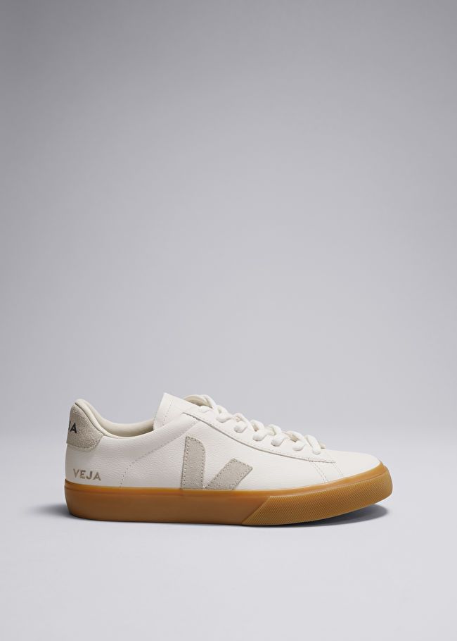 Veja Campo Leather Sneakers - White/Grey - & Other Stories GB | & Other Stories (EU + UK)