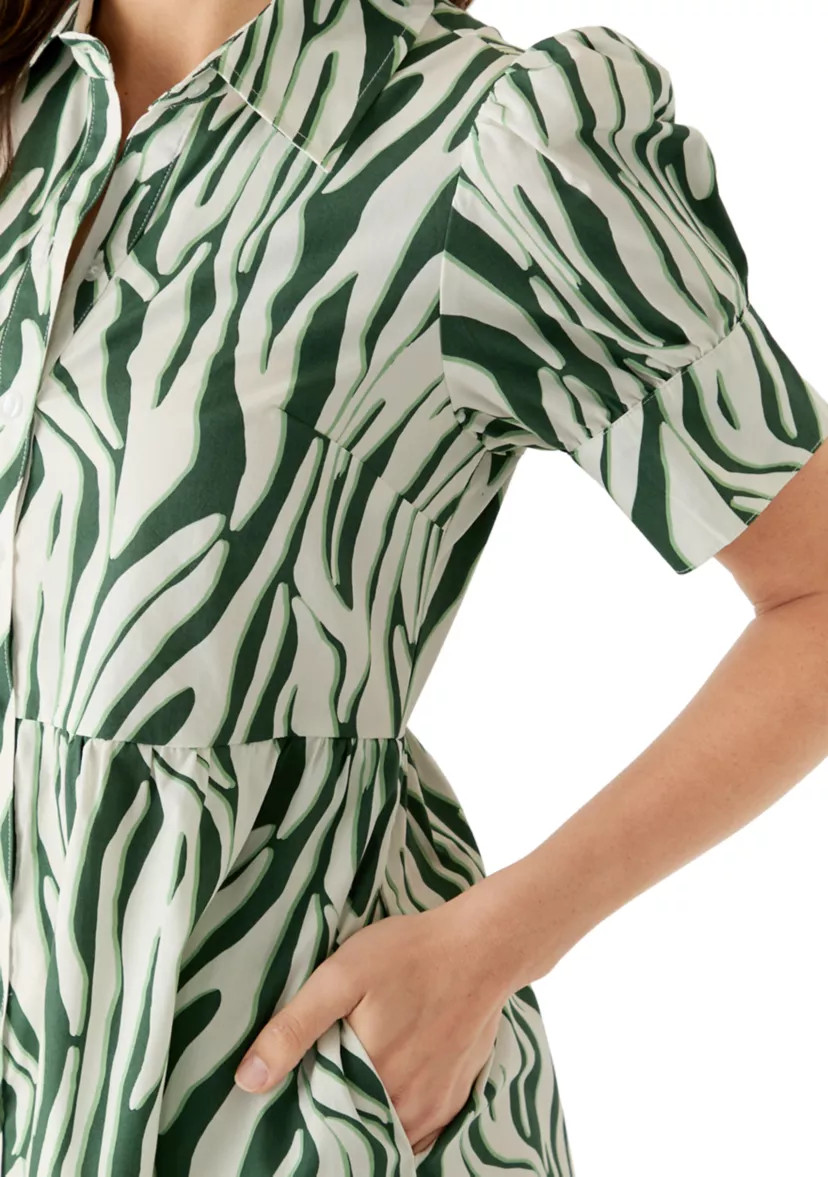 Women's Short Sleeve Meredith Midi Shirtdress | Belk
