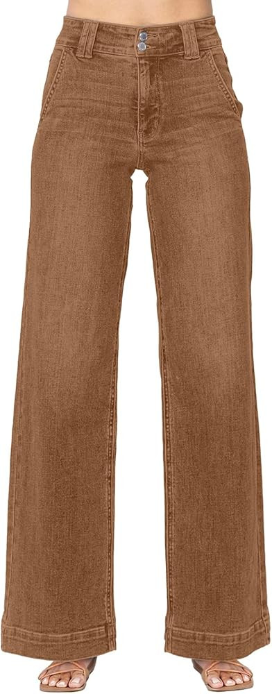 Astylish Jeans for Women Wide Leg High Waisted Stretchy Straight Leg Jean Baggy Trendy 2025 Denim... | Amazon (US)