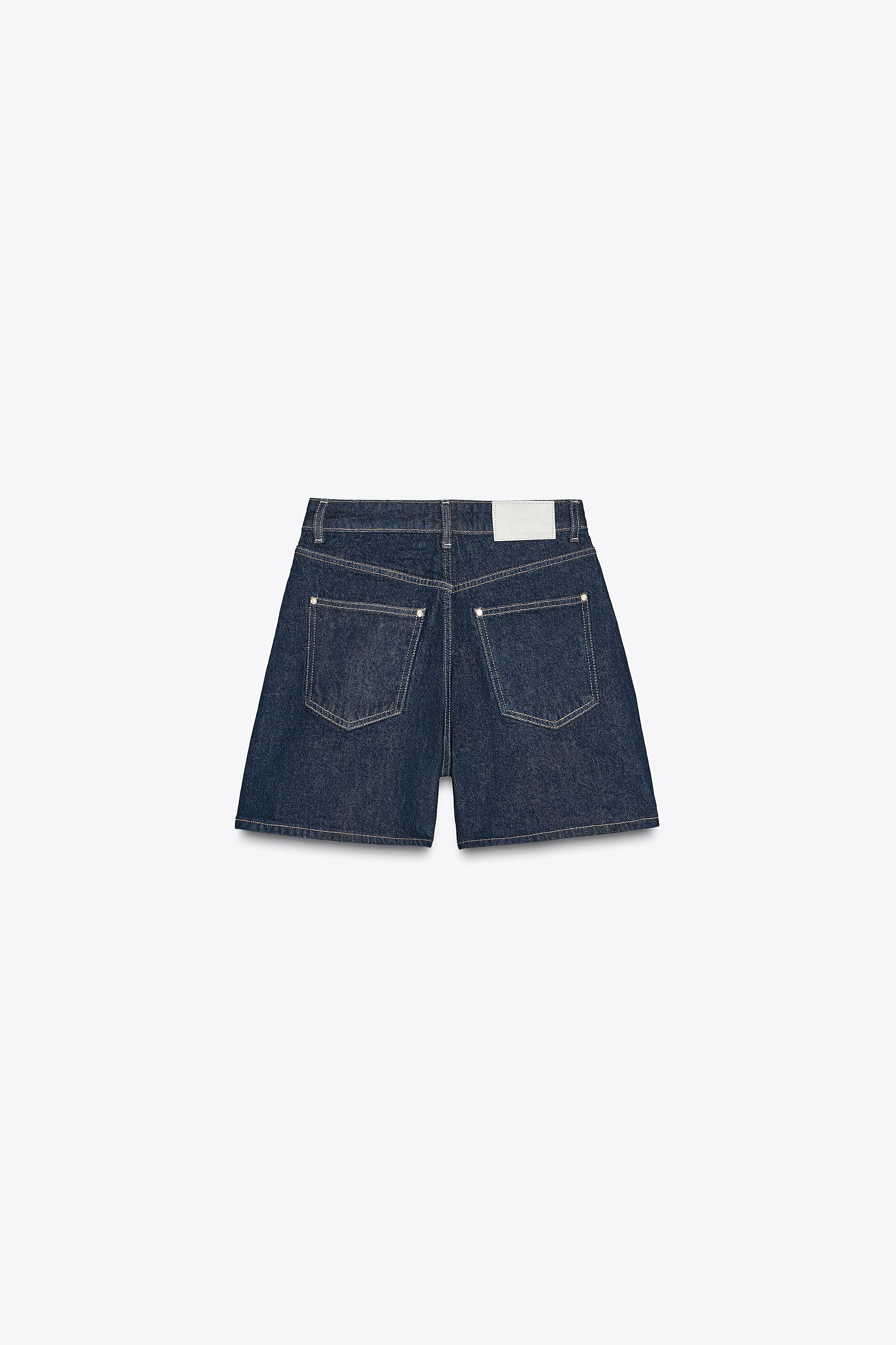 Z1975 HIGH-WAISTED MOM FIT SHORTS | Zara US