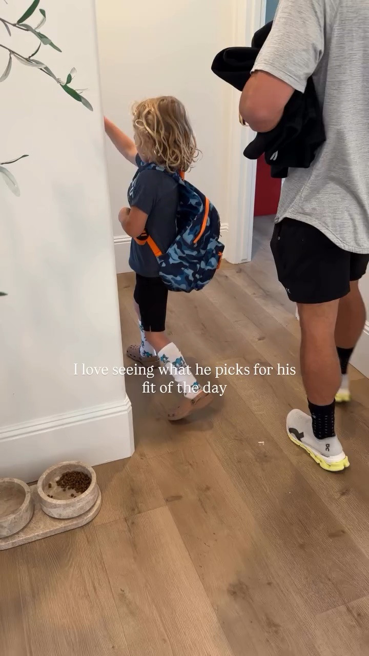 I love seeing what he picks for his fit of the day