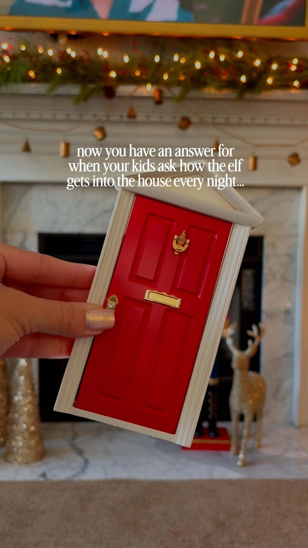 The CUTEST elf door for your Elf on the Shelf! Finally explain how the elf gets into the house every night 😉🎄

#LTKHoliday