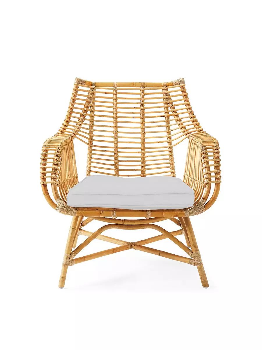 Venice Rattan Chair Cushion - Quick Ship | Serena and Lily