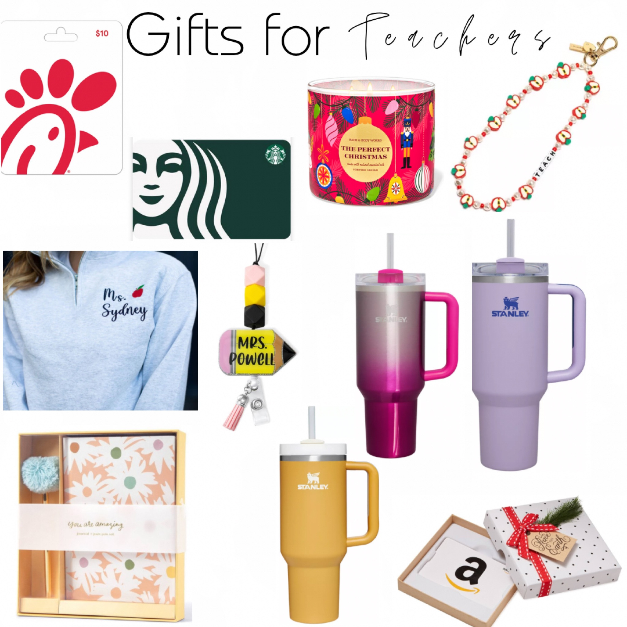 Teacher gift ideas before winter break! 






Christmas gifts 
Gift guide
Teachers
Teacher gift
Stanley tumblers 









#LTKworkwear #LTKSeasonal #LTKU #LTKfindsunder50 #LTKfindsunder100 #LTKstyletip

#LTKGiftGuide #LTKfindsunder50 #LTKHoliday