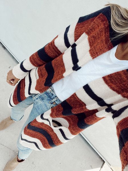 Target striped cardigan for fall sz small
Affordable and under $45

#LTKstyletip #LTKunder50