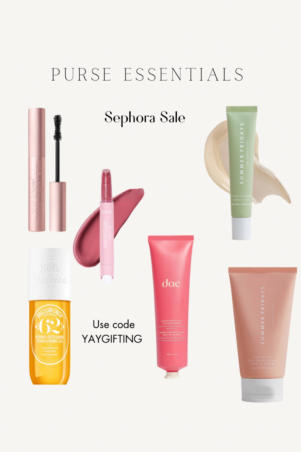 What’s in your purse ??

Sephora is having a sale- 20% beauty insiders so sign up and use the code at checkout 


#LTKGiftGuide #LTKHoliday #LTKsalealert