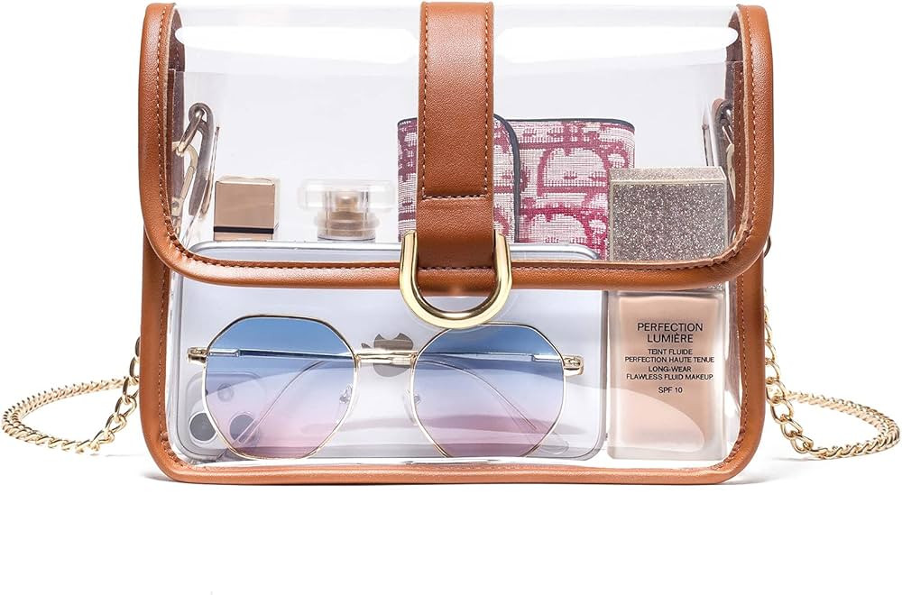 Vorspack Clear Purse - Clear Bag Stadium Approved Clear Crossbody Bag Gift for Women for Concert ... | Amazon (US)