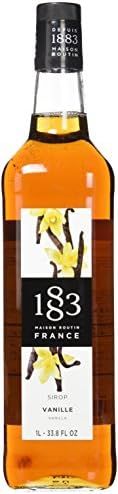 1883 Maison Routin - Vanilla Syrup - Made in France - Glass Bottle | 1 Liter (33.8 ounces) | Amazon (US)