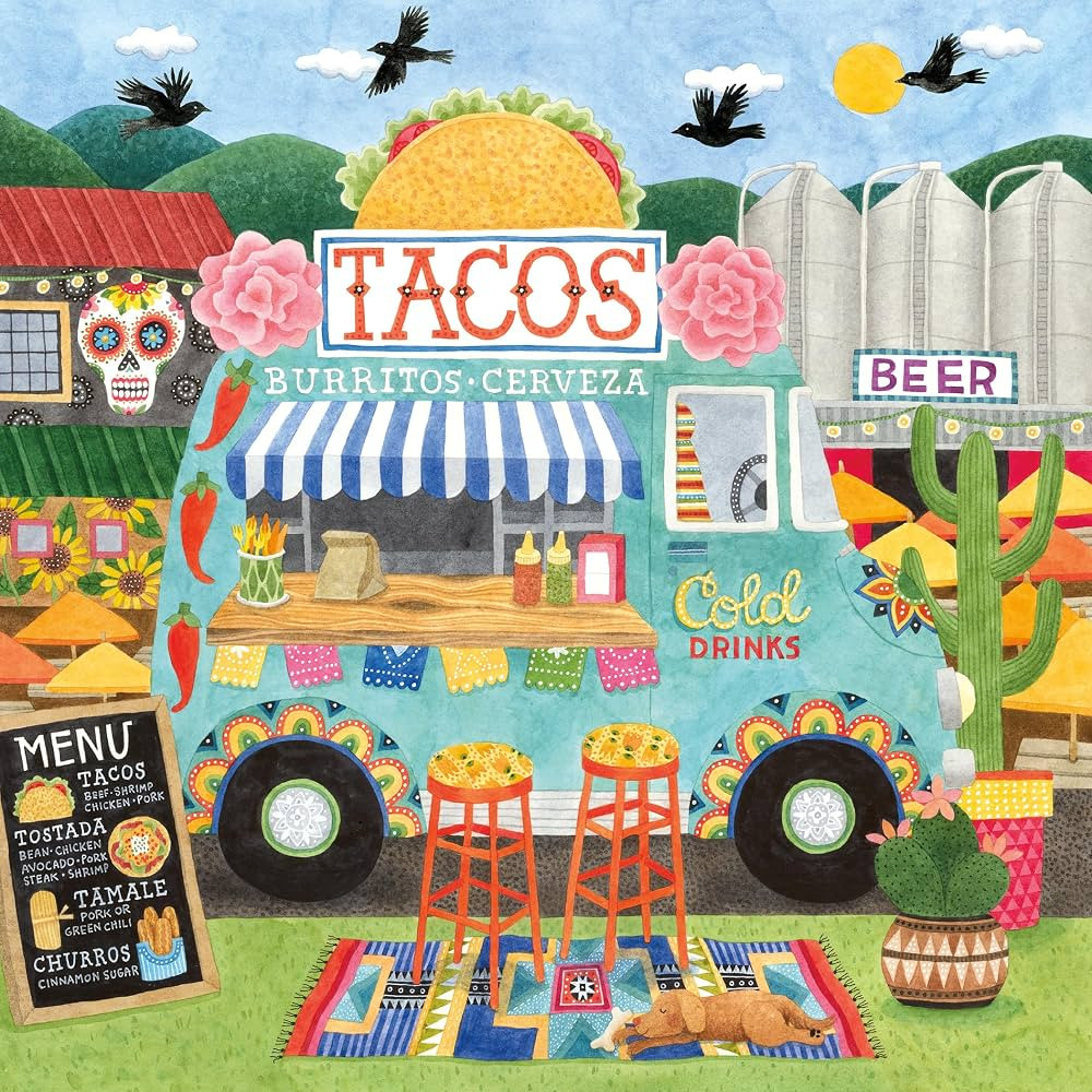 Ceaco - Food Trucks - Taco Truck - 500 Piece Jigsaw Puzzle | Amazon (US)