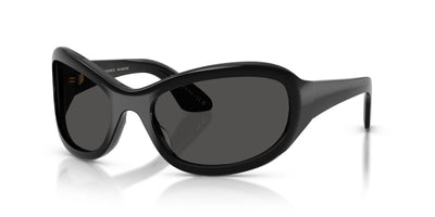 Oliver Peoples 1967c 5619SU Sunglasses 100587 - Black - Grey Women Oval | Designer Optics