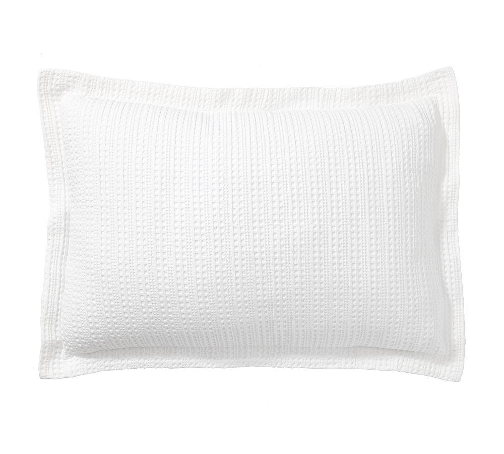 Honeycomb Cotton Sham | Pottery Barn (US)