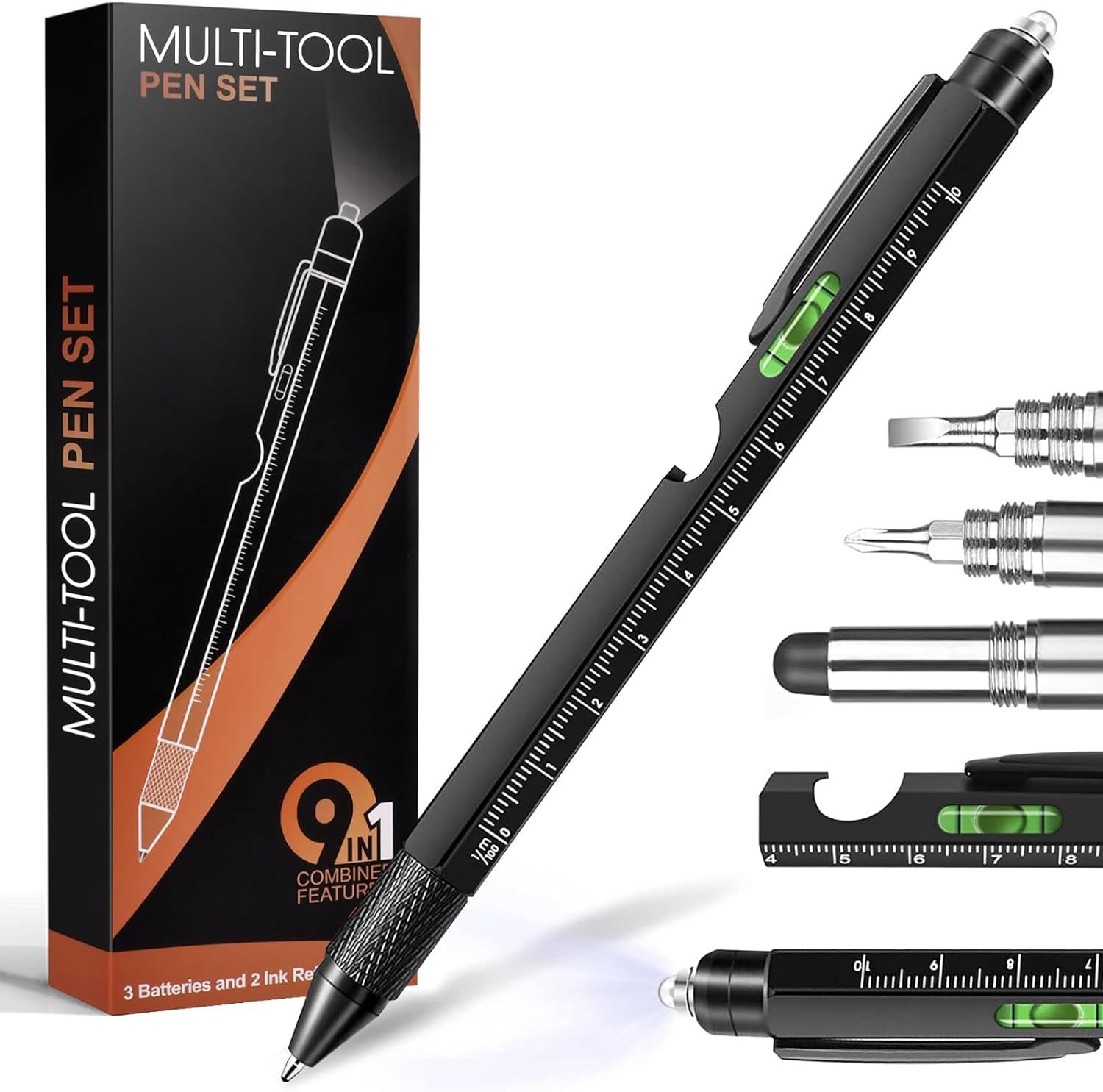 Gifts for Men, Dad Gifts from Daughter Son, Stocking Stuffers for Men Adults, 9 in 1 Multitool Pe... | Amazon (US)