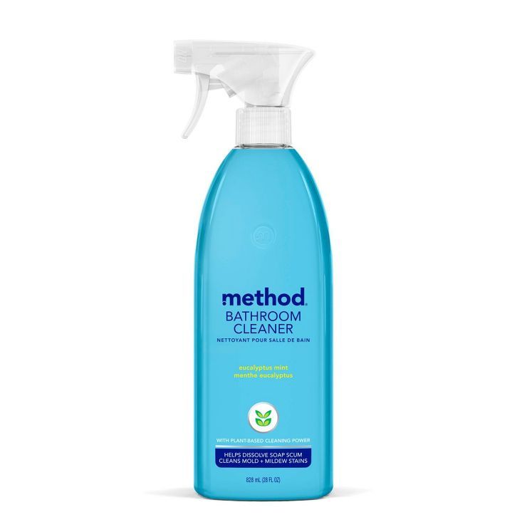 Method Cleaning Products Bathroom Cleaner Tub + Tile Eucalyptus Mint Spray Bottle 28 fl oz | Target