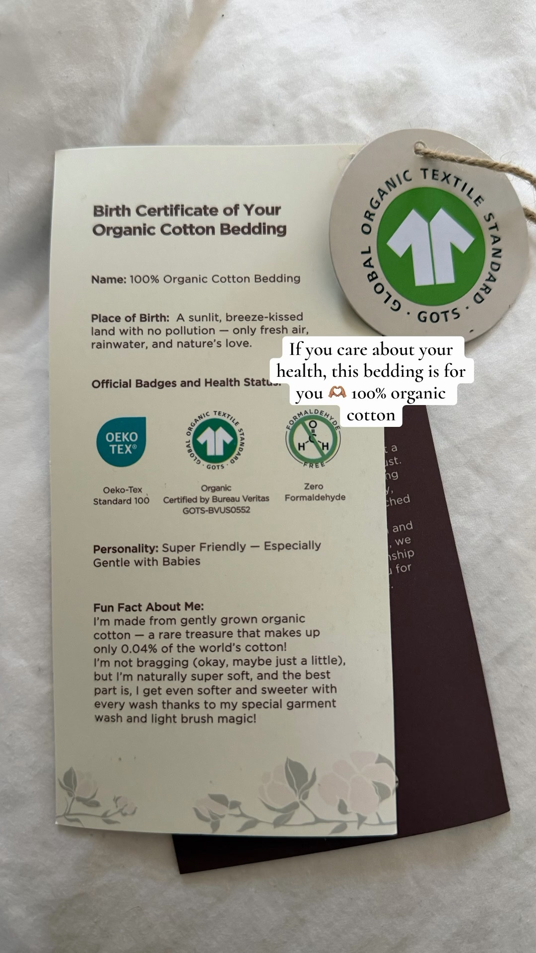 100% organic cotton bedding for those who really care about their health 🫶🏽 gets softer with every wash and truly feels better than sleeping in a hotel 🤍

#LTKSaleAlert #LTKHome #LTKselfcare