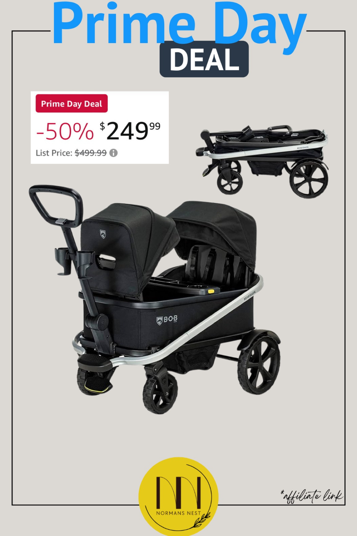 Insane deal on this strike wagon-50% off! we love our Bob stroller. Will go fast!

#LTKSaleAlert #LTKKids #LTKFamily