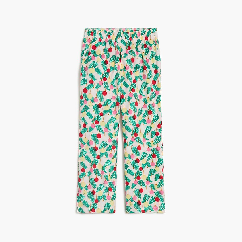 Girls' ornaments fuzzy pajama pant | J.Crew Factory