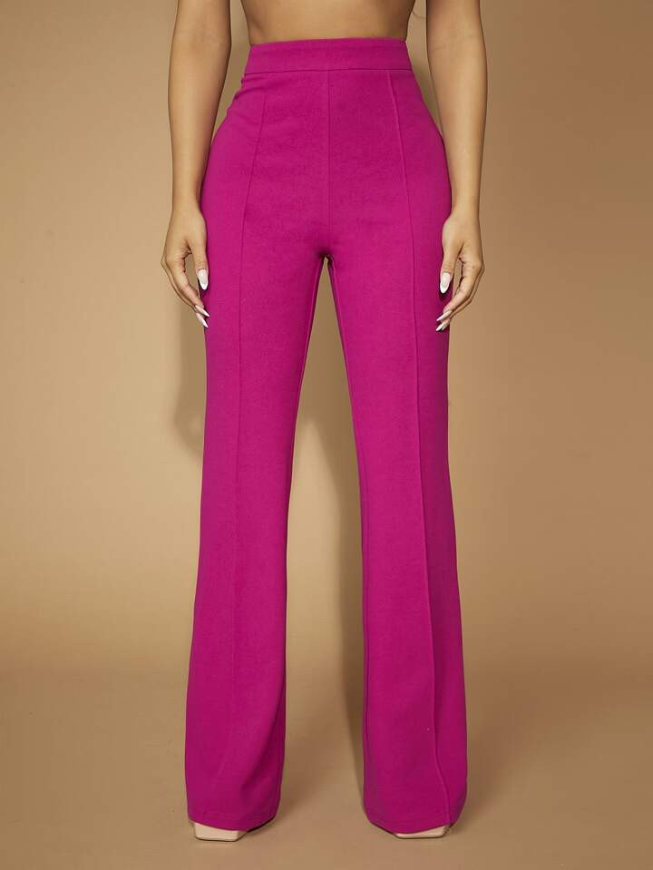 Radiana Commute Minimalist Office Old Money Simple Sexy And Elegant Black And White Polka Dot Women's Pants | SHEIN