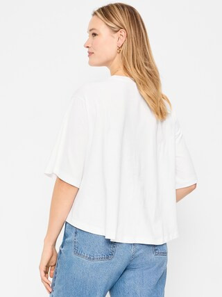 Short-Sleeve Trapeze T-Shirt | Old Navy (US)