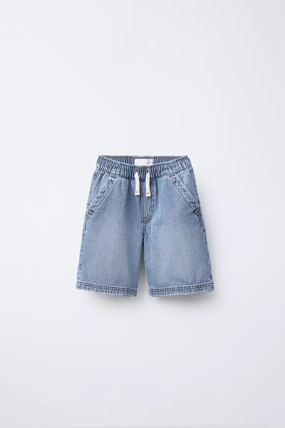 LOOSE DENIM SHORTS | Zara US