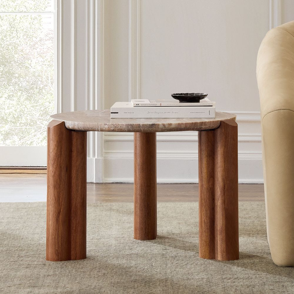 Lorraine Marble Side Table (24") | West Elm (US)