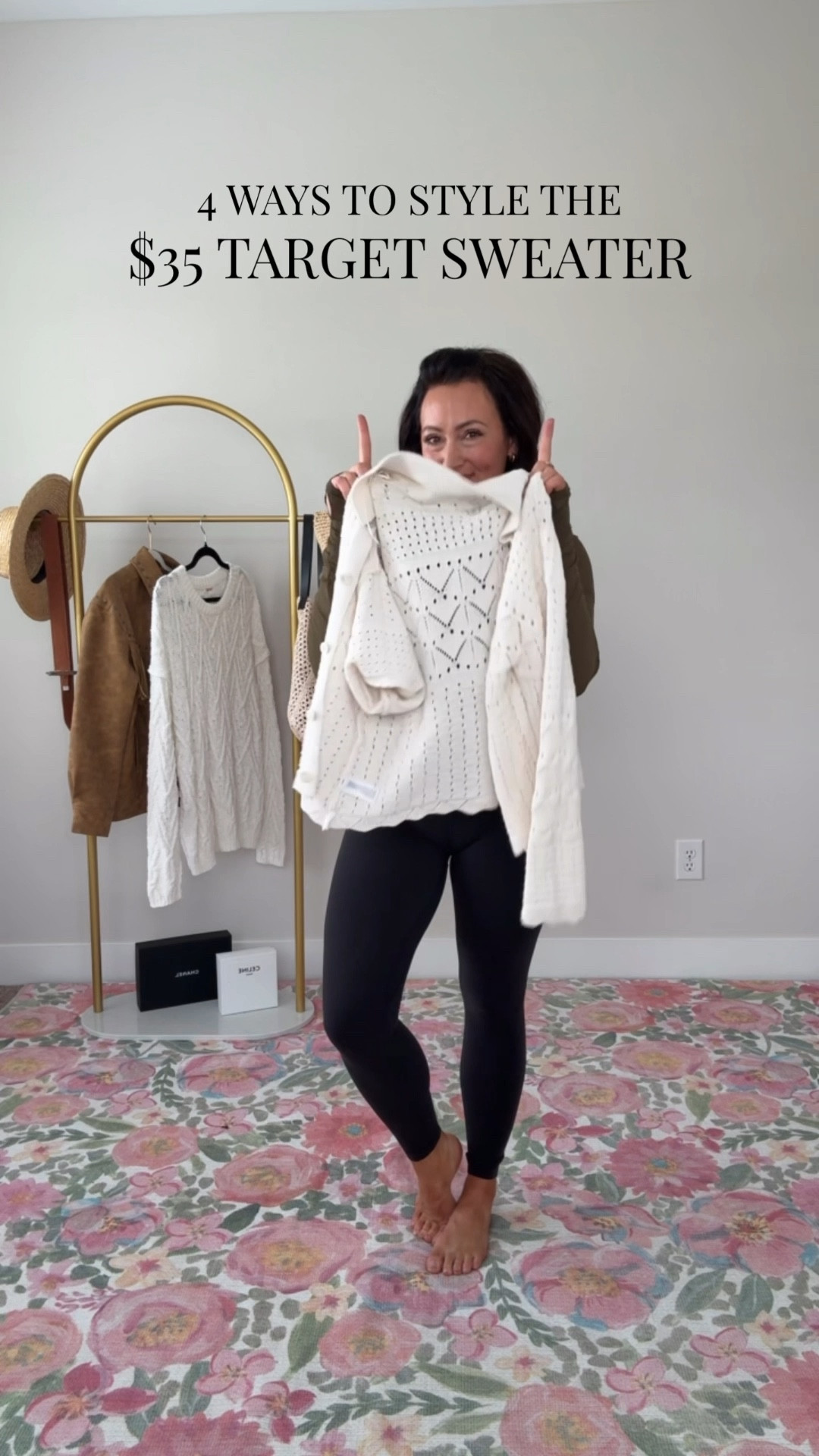 4 ways to style the $35 Target sweater! Wearing a mediumm

#LTKPetite #LTKdayinmylife #LTKootd