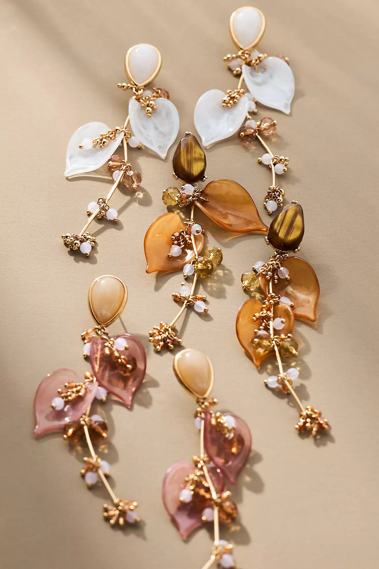 Flutter Floral Drop Earrings | Anthropologie (US)