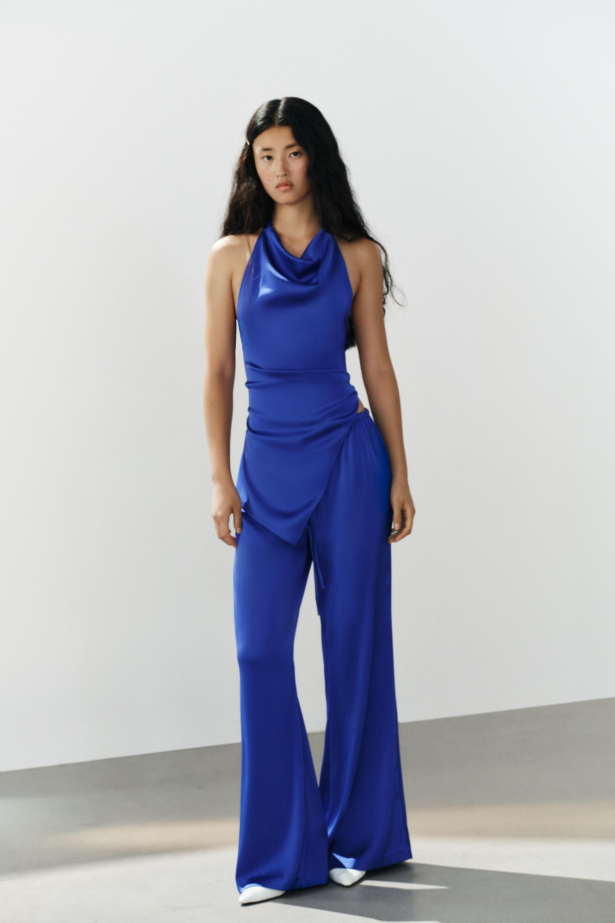 SATINHOSE MIT TUNNELZUG | Zara DE