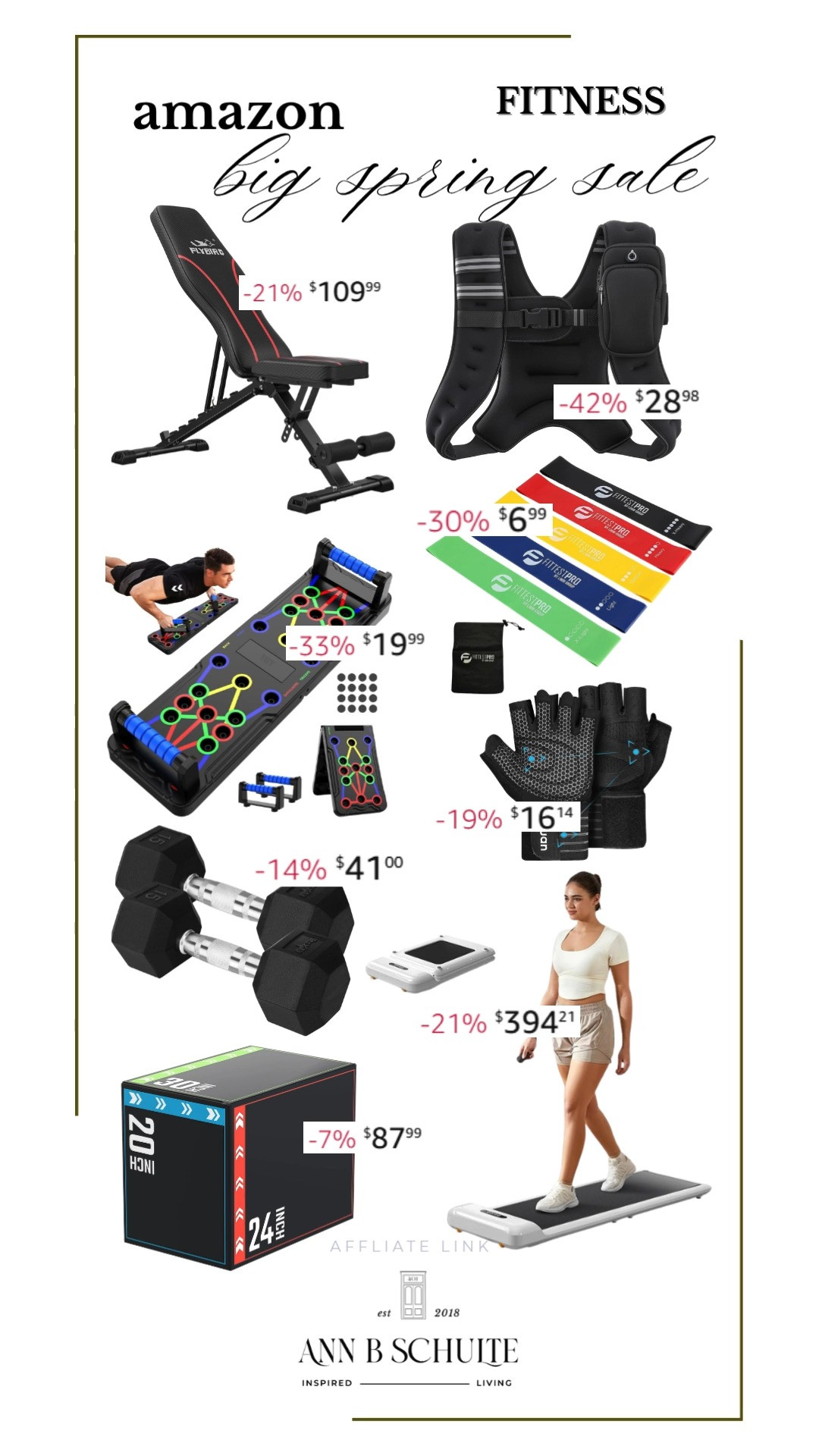 Ready to elevate your workout? Check out these fitness deals on Amazon! From adjustable benches to resistance bands, get ready to power up your training. 💪 #FitnessGear #AmazonBigSpringSale #WorkoutEssentials 

 #LTKActive #LTKSaleAlert