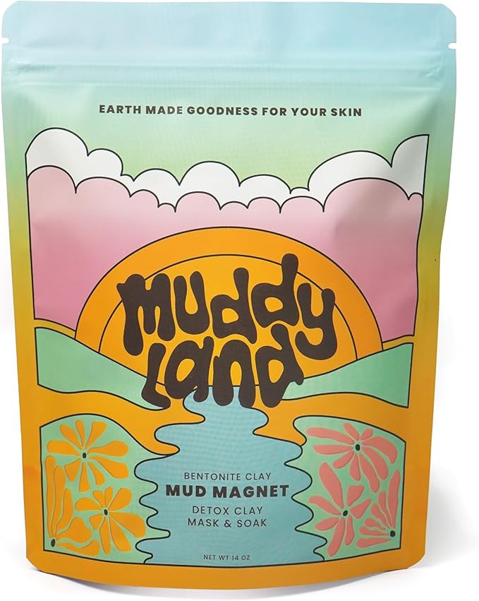 Bentonite Clay Detox Mud Bath Soak & Full Body Mud Mask - Magnetic Clay Bath with Epsom Salt, Bod... | Amazon (US)