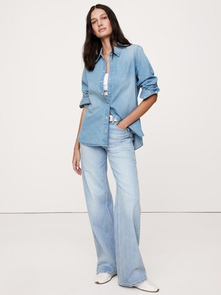 The Everyday Denim Western Shirt | Banana Republic (CA)